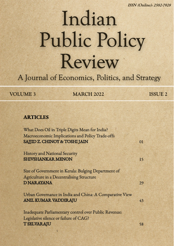 					View Vol. 3 No. 2 (Mar-Apr) (2022): Indian Public Policy Review
				